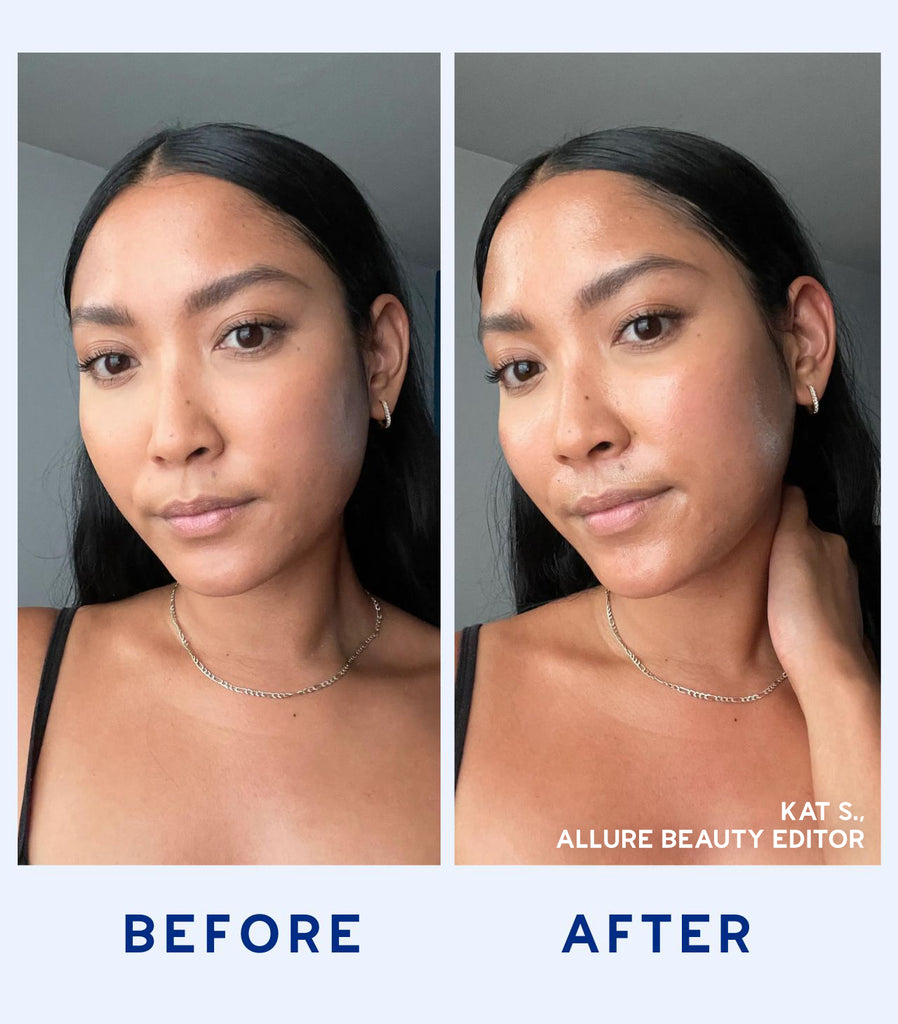Moisturizing Hydra-Cream Before & After