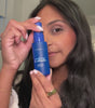 Video of woman showing how to use the AAVRANI Everyday Nourishing Duo